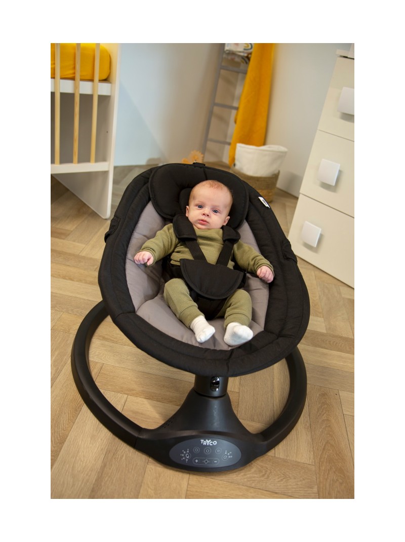 Tryco Hugg Swing Elektrische Babyschommel Black