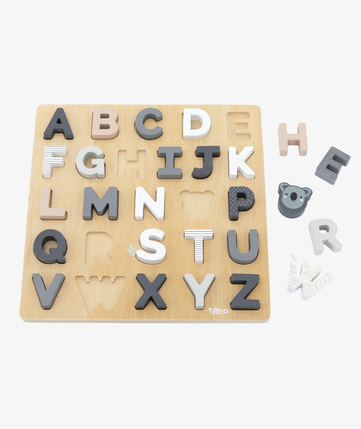 Plateau de puzzle alphabet...