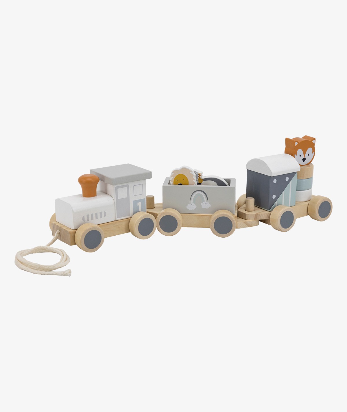 Wooden Animal Train