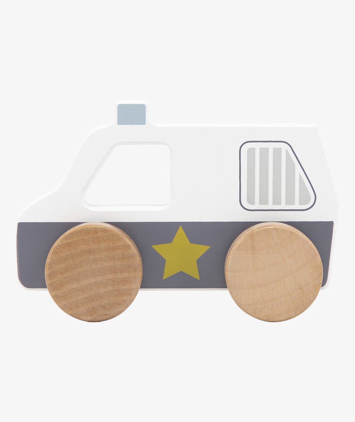 Wooden Police Car Toy