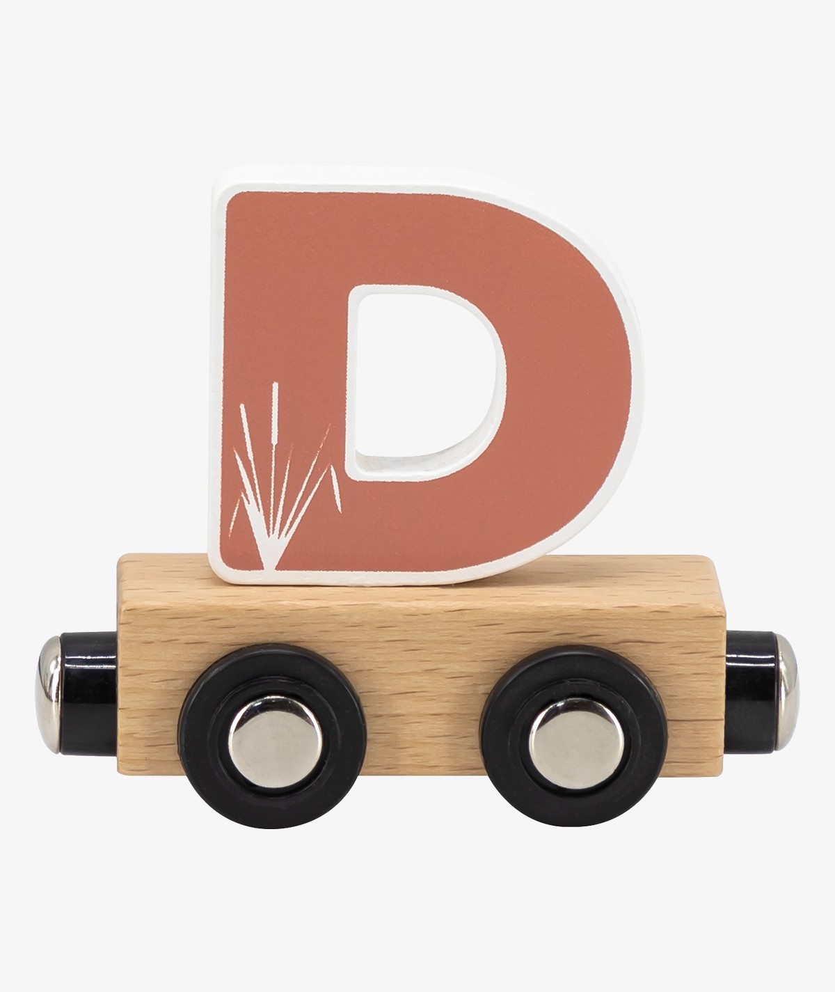 Wooden Letter Train "D"