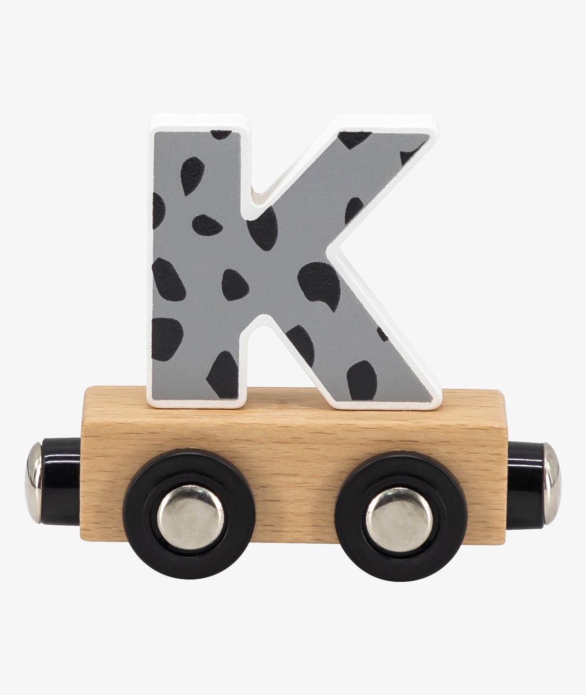 Train à lettres en bois "K"