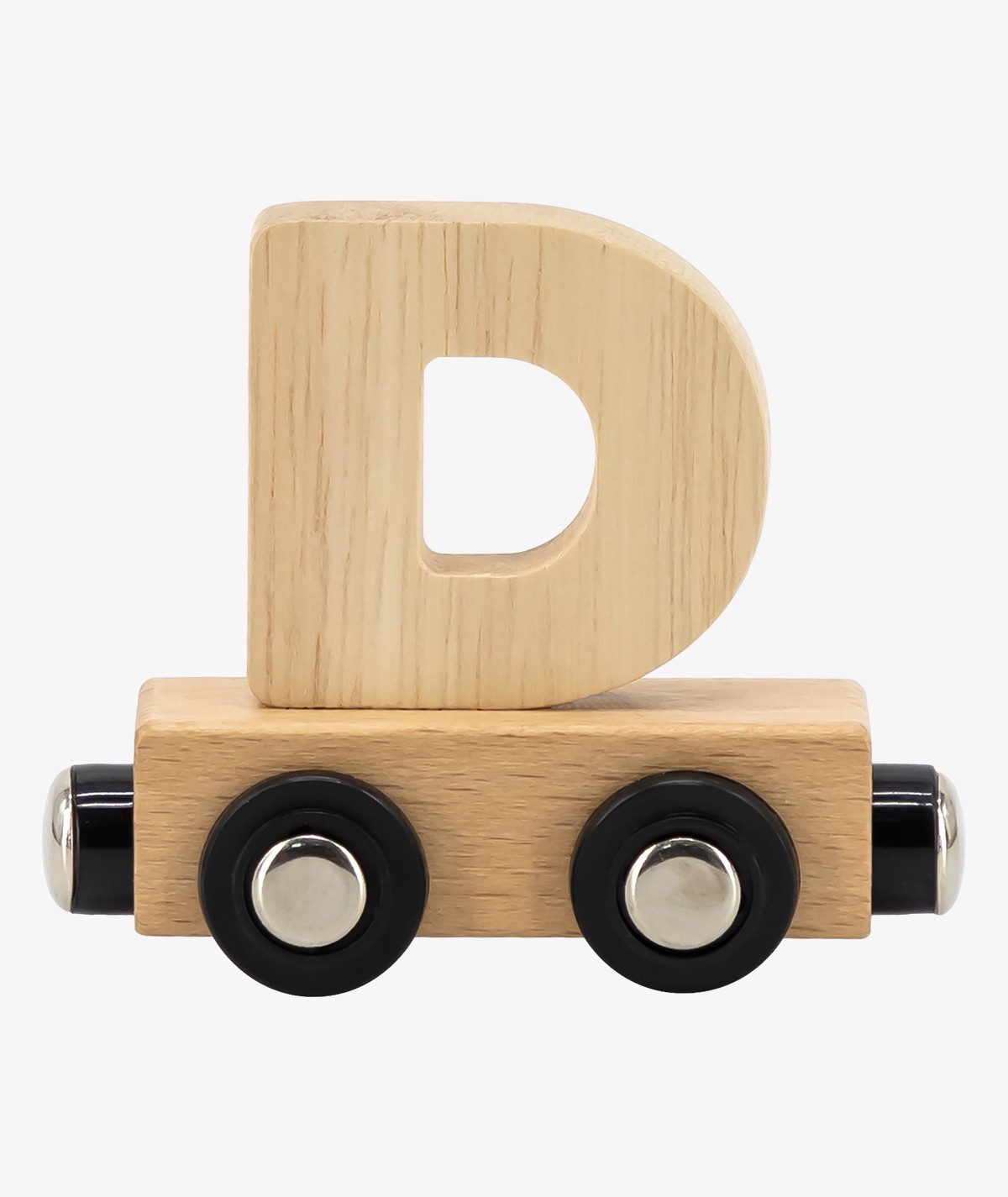 Houten Lettertrein Natural "D"