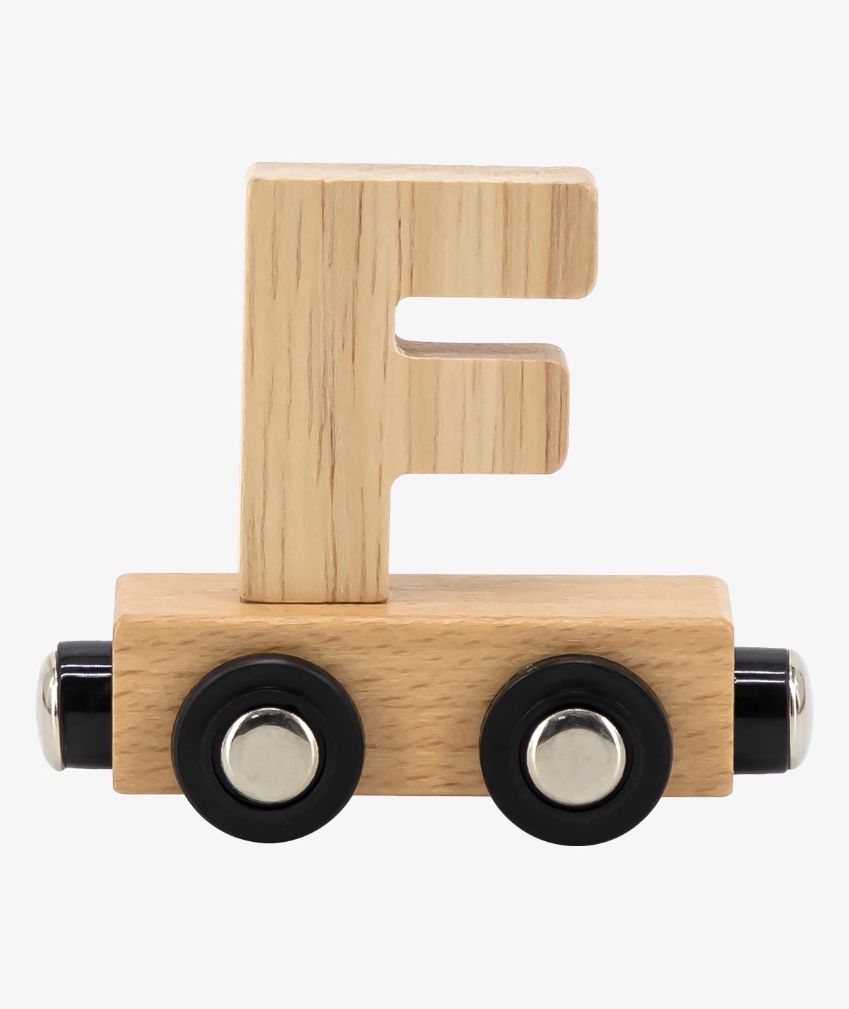 Houten Lettertrein Natural "F"