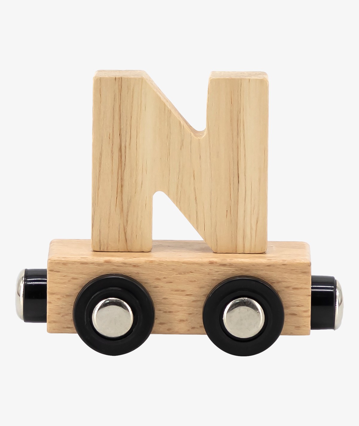 Houten Lettertrein Natural "N"