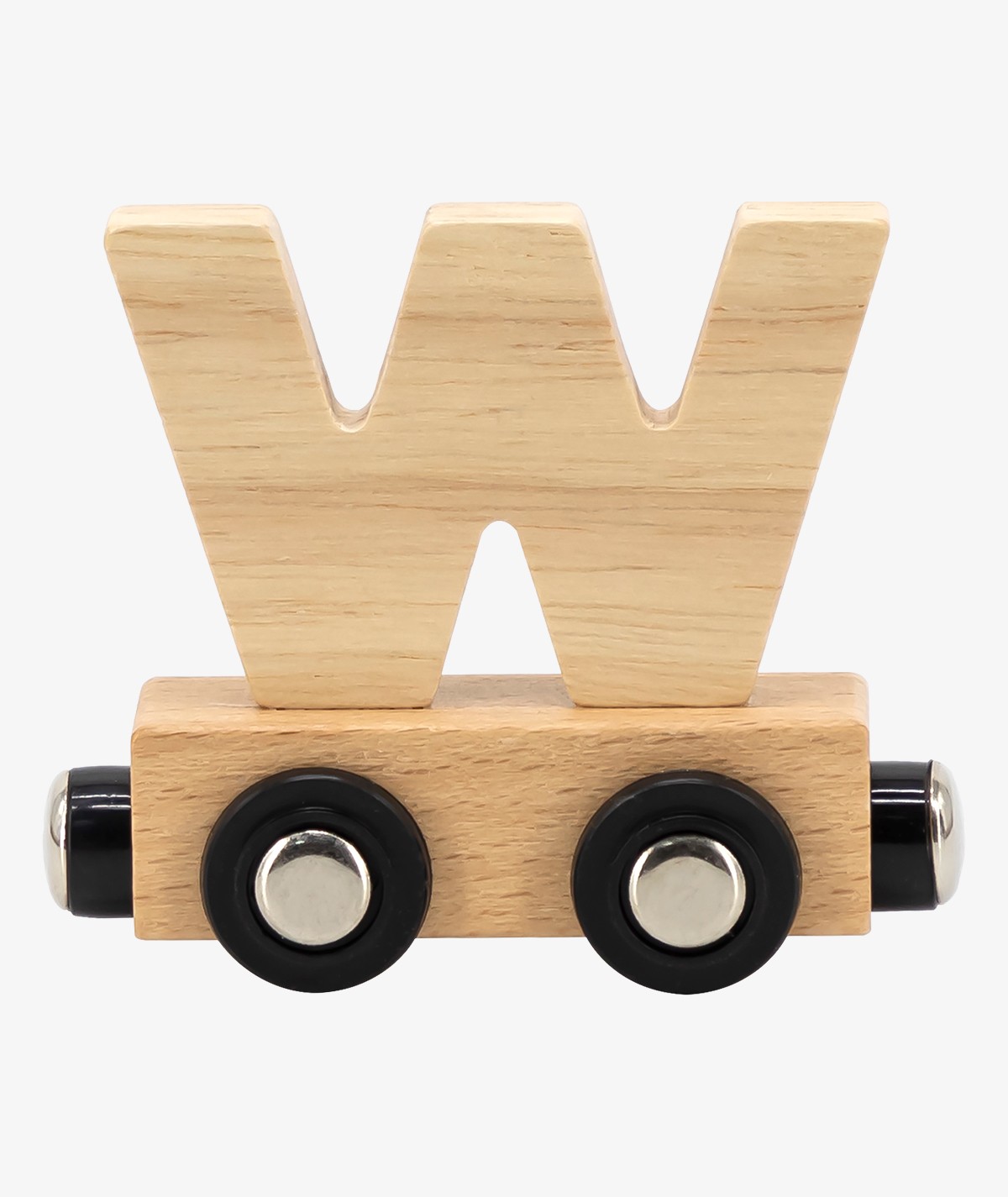 Houten Lettertrein Natural "W"