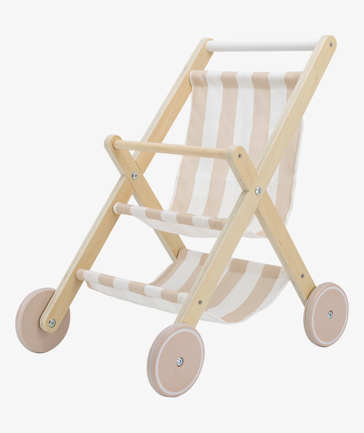 Wooden Doll Stroller