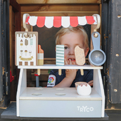 The 𝐈𝐜𝐞 𝐜𝐫𝐞𝐚𝐦 𝐭𝐫𝐮𝐜𝐤 is now open! Come and visit the ice cream truck and choose from the cute little menu your favorite ice cream! 🍦😍⁣
⁣
⁣
⁣
⁣
#trycobaby #woodentoys #woodenicecream #woodenicecreamtruck #pretendplay #sweeticecream #imaginativeplay #childrenswoodentoy
