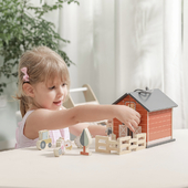 This wooden farm is ideal to take along, for example to grandpa and grandma!⁣
This set includes a farmer, tractor, sheep, pig, chicken, cow, tree, a fence and a ladder.🚜 🐑🐖🐔🐄🌳⁣
⁣
⁣
⁣
⁣
#trycobaby #woodentractor #woodentoysforkids #woodenfarmhousedecor #woodenfarm #farmtoys #farmlife #farmtractor #tractor #kidsfarm #farmhousestyle #farmhouse #toysfortoddlers